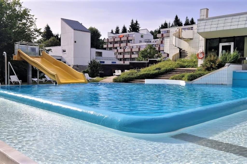 2-Zimmer Wohnung, Pools, Sauna Und Balkon Санкт-Энгльмар Экстерьер фото